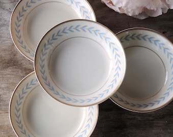 Syracuse Sherwood Dessert Bowls Set of 4 Mid Century Modern Bowls Replacement China