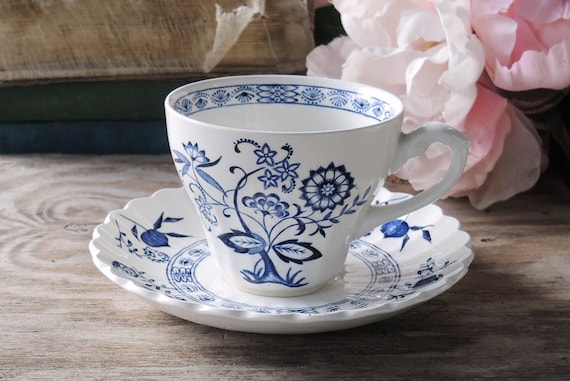 Meakin Blue Nordic Blue and White 