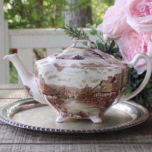 Johnson Brothers English Countryside Teapot - Etsy
