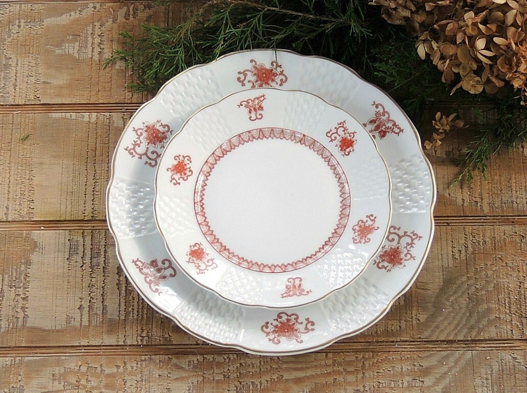 食器 Antique,Vista Alegre, Mottahedeh Refreshing Mottahedeh Summer Fruit Plates (10) Vista Alegre