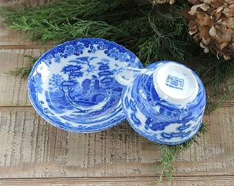 キッチン・食器 Old Blue Castle日本製ブルーアンドホワイトのテーブル