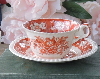 Copeland Spode Madrid Teacup and Saucer Set Made in England