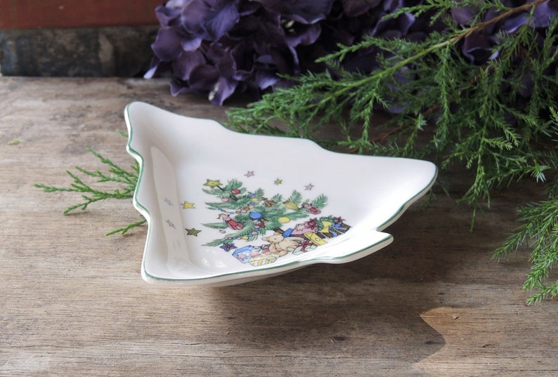 Nikko Christmastime Christmas Tree Shape Candy Dish Holiday Etsy