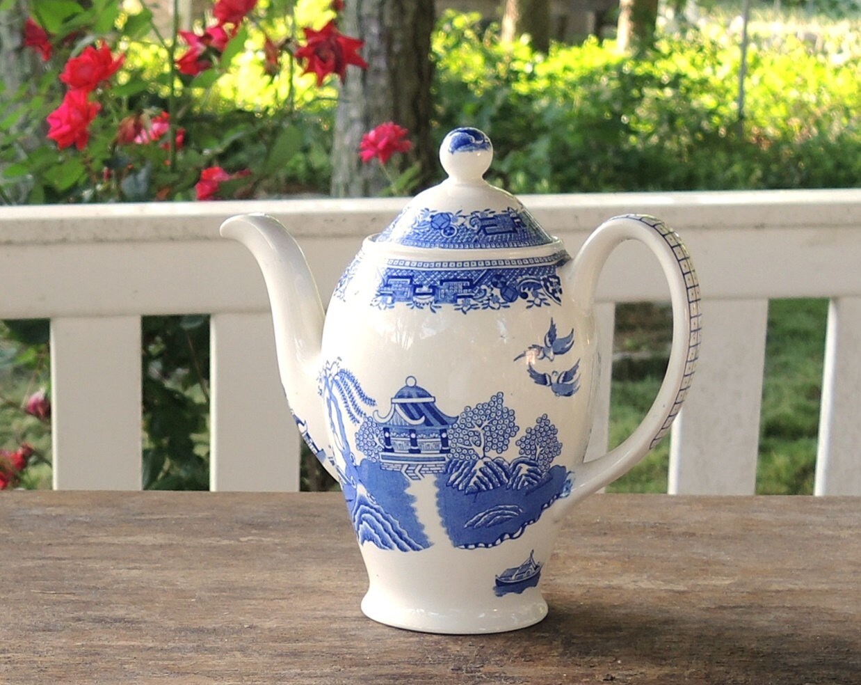 wood＆sons ウッド＆ソンズ ブルーウィロー Vintage Wood & Son Blue Willow Saucers - Etsy