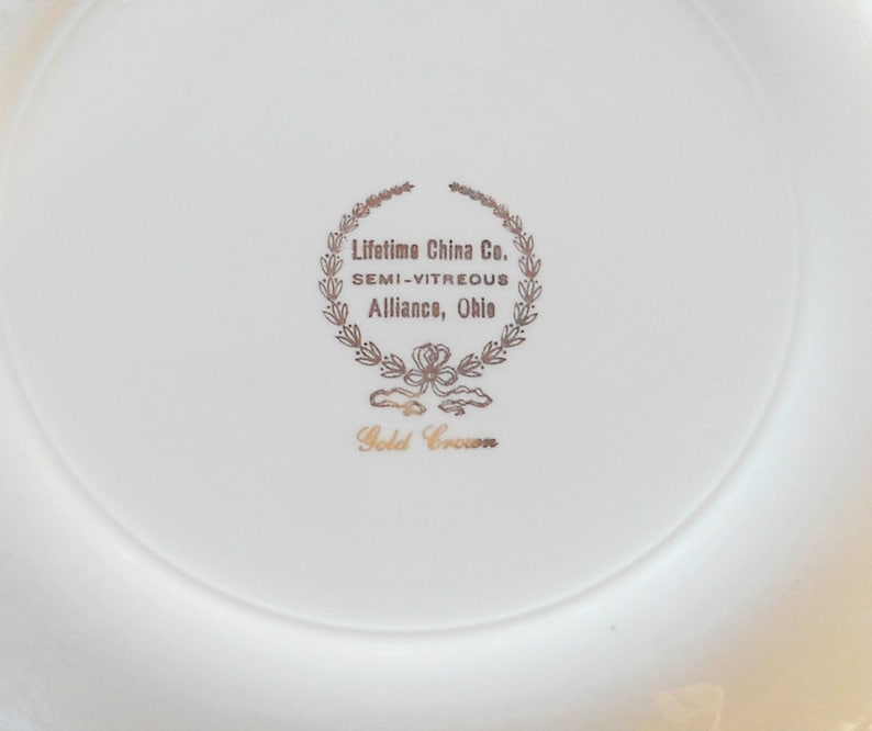 Cake Plate Vintage Homer Laughlin Lifetime Dinner Plate Wedding Mid Century China