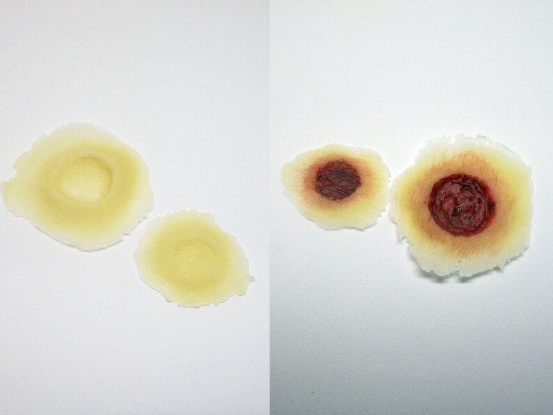 Bullet Wounds SFX Latex Prosthetic Special Effects Makeup Etsy
