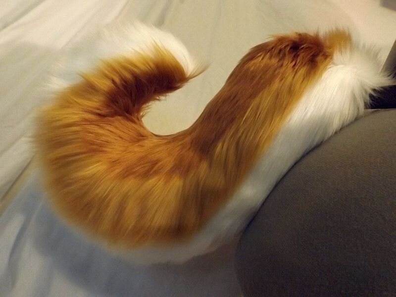 Custom Cosplay Fursuit Tail 3Tone Husky Dog Tail Create Etsy