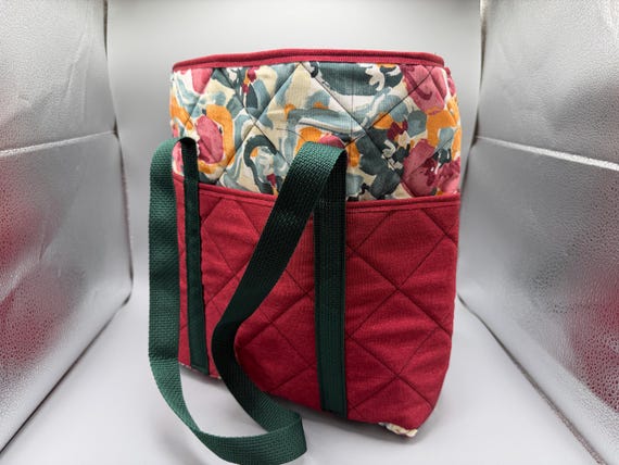 Handmade Quilted Tote Bag | Floral | Handmade Gift