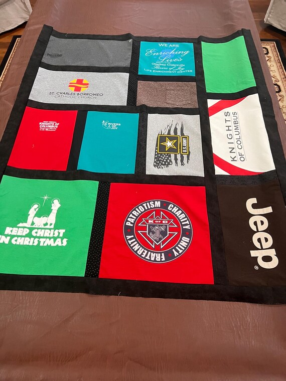 Custom T-Shirt & Memory Quilts | Long-Arm Quilting included | Made from your shirts