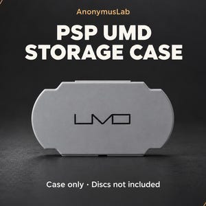 PSP UMD Case, Four-Disc Game Organizer with Spring Latch