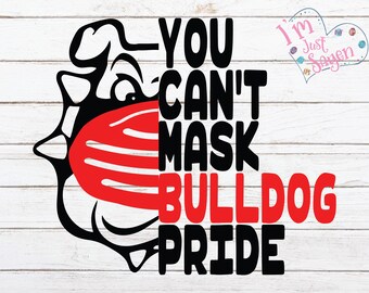 Bulldog - FSU Bulldog SVG - Fresno State Bulldogs Football - Digitale Download Gelaagde Cricut Cut File.