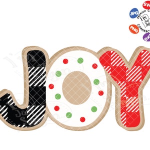 Pliki do pobrania Joy Cookies w formatach SVG, dxf, eps, jpg, pdf, png, CutFile Cricut Pazzles Silhouette.