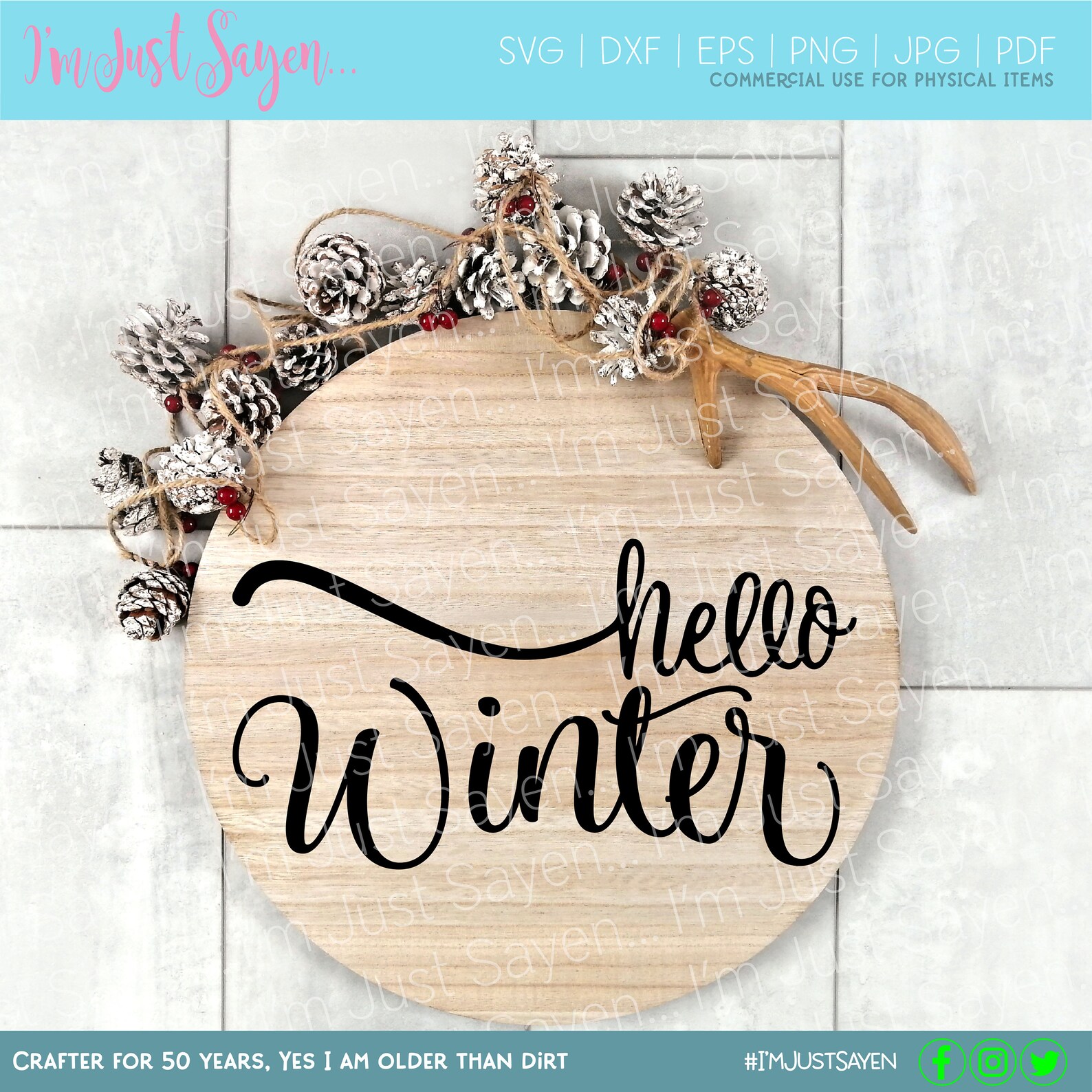 Download Hello SVG Hello Spring SVG Hello Winter SVg Hello Fall | Etsy