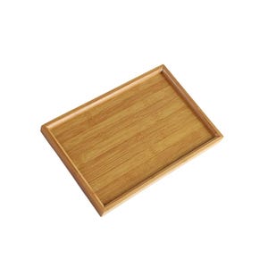 Elegant Bamboo Rectangular Serving Tray - Perfect for Kitchen, Parties, and Tea Time