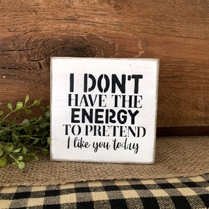 Funny Office Decor, Mini Tray Sign, Funny Desk Decor, Co Worker Gift Idea, Tiered Tray Farmhouse Signs, Sign For Desk, Office Decor