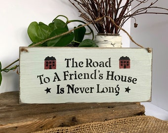 Friend Gift, The Road To A Friends House, Housewarming Gift, Holiday Gift For Friend, Yankee Swap Idea, Gift For Friends, Birthday Friend