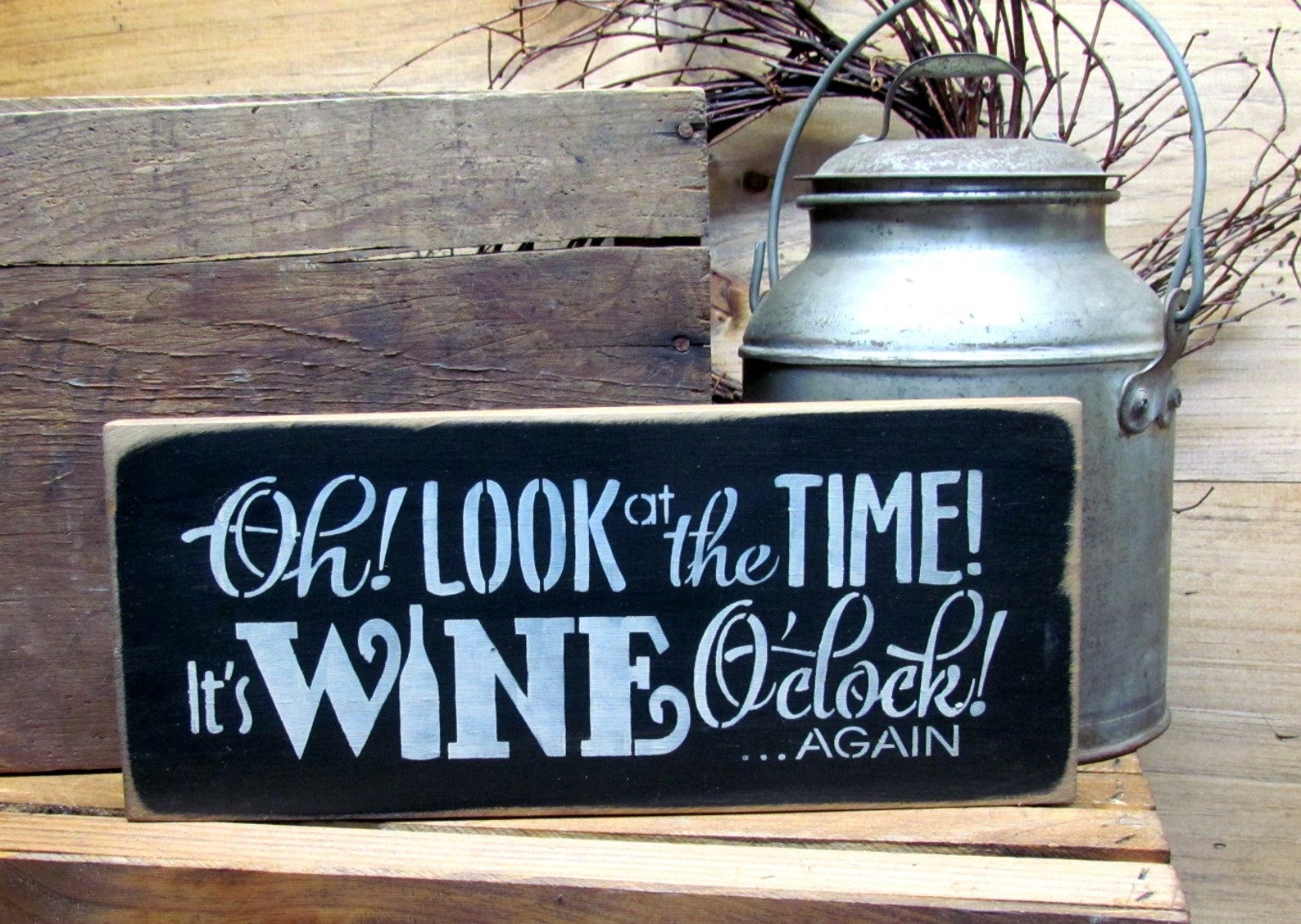 Funny Wine Sign Wine Decor Gift for the Wine Lover Wine Etsy