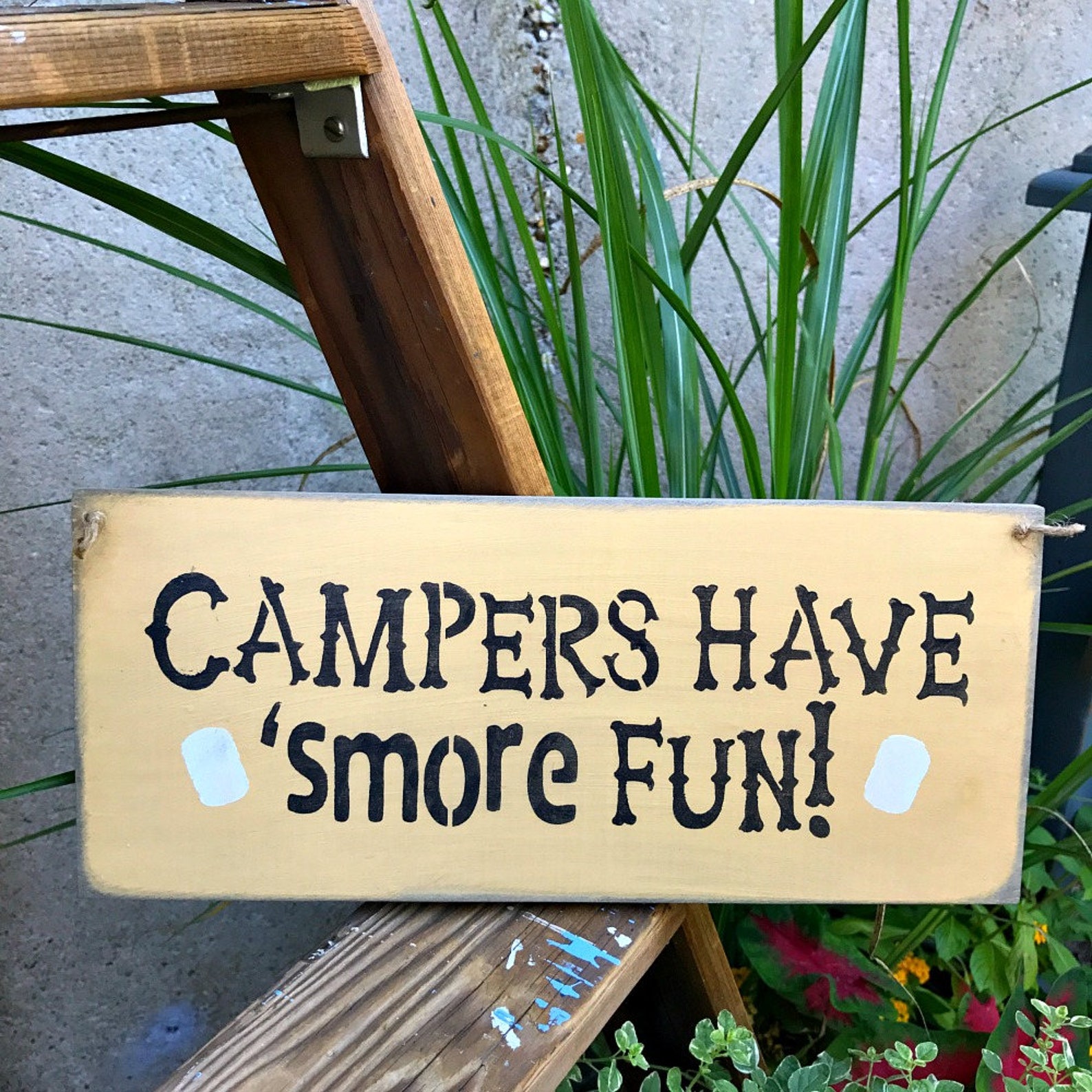 Wooden Camping Sign Campers Have 'smore Fun RV Camp | Etsy