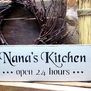 Nanas Gift For Grandma Kitchen Decor For Nana Sign Mother&#39;s Day Gift For Pantry Sign Wooden Nana Sign Kitchen Decor For Mom