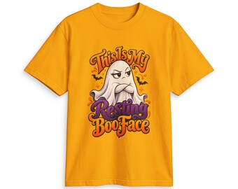 This Is My Resting Boo Face T Shirt | Halloween Ghost Graphic