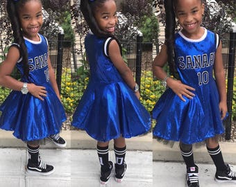 sequin jersey dress custom