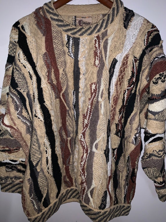 Vintage 90s Coogi Sweater, Biggie Smalls sweater ,