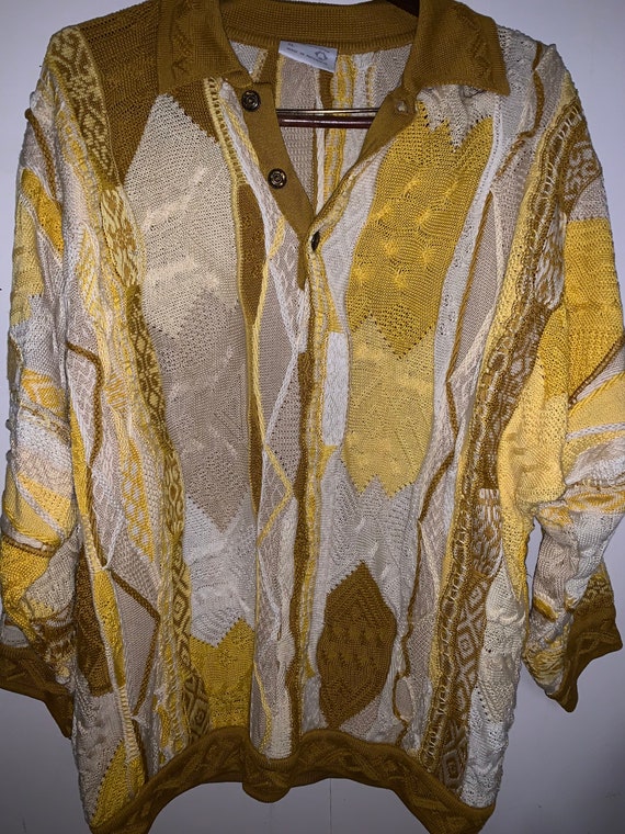Women’s Coogi sweater, Vintage Coogi Cardigan, 90’