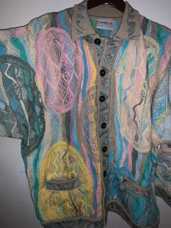 Women’s Coogi sweater, Vintage Coogi Cardigan, 90’
