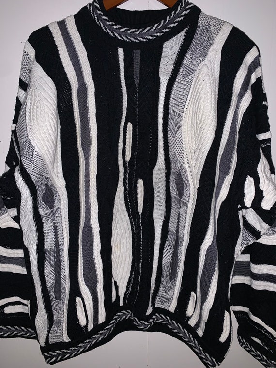 Vintage Men’s Tundra sweater, 90s Coogi style swea
