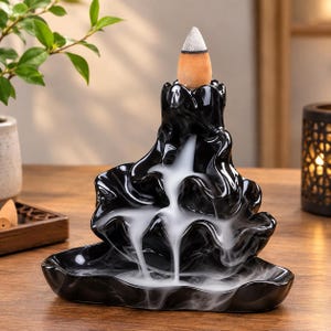Ceramic Incense Holder, Zen Home Decor, Minimalist Tea Room & Study Decoration, Japanese Inspired Decor