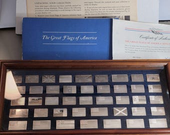 Franklin Mint 100 Greatest Stamps of the World Sterling Silver