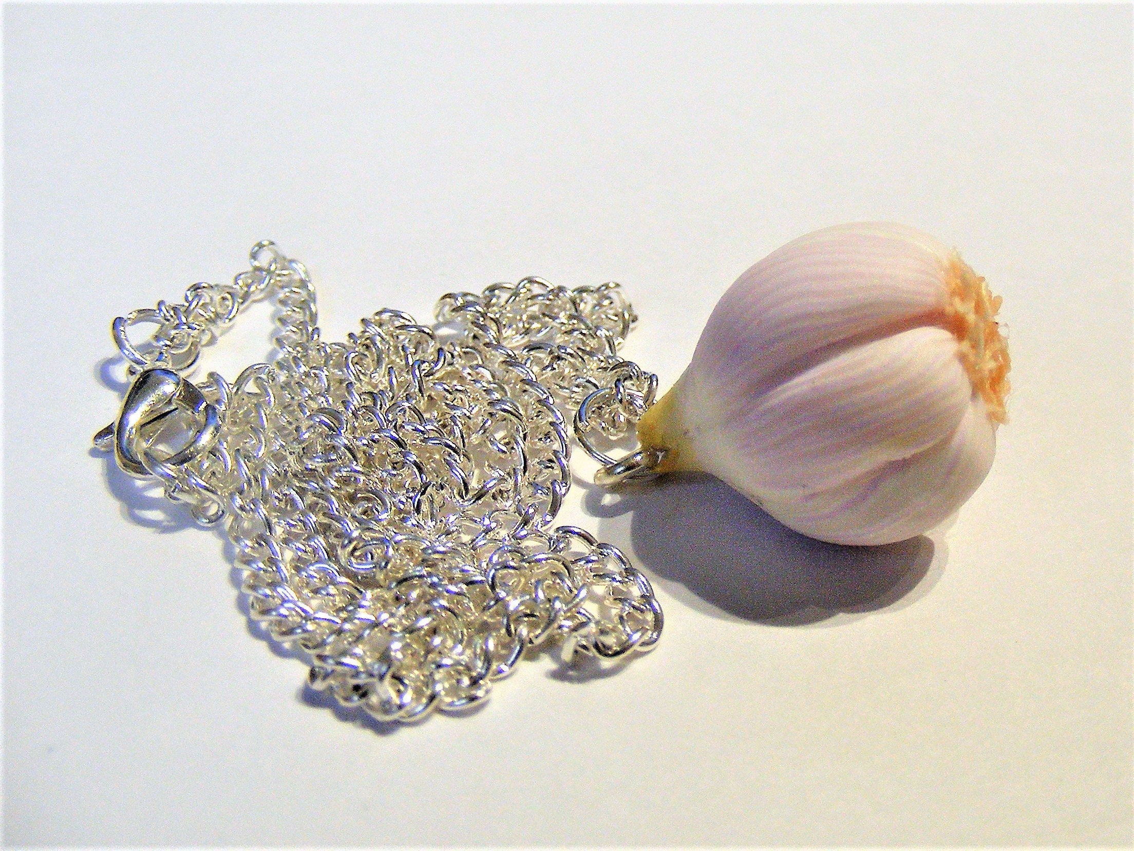 Garlic necklace sale