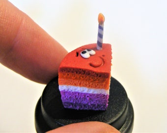 Lesbian Pride Flag Cake Slice Pet © Cake slice, Pride cake, Lesbian gift, lgbtq comedy gift novelty gift cute gift desk top gift Funny gift