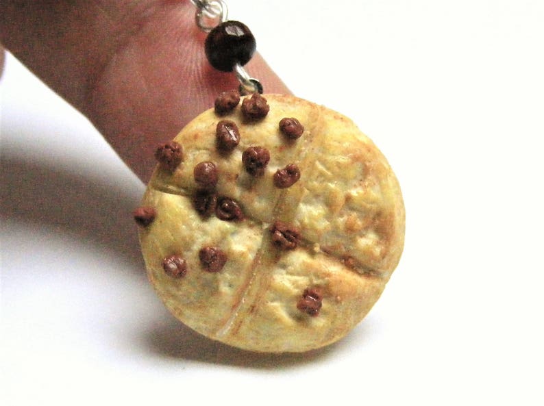None Pizza with Left Beef Necklace, Pizza Necklace, Miniature Food Jewelry, Mini Food Pendant, Meme Jewelry, Pizza Pendant, Food Necklace image 3
