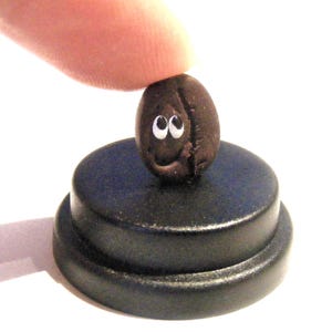 Coffee Bean Pet © Coffee gift, Bean gift, Coffee lover, comedy gift, novelty gift, gift for him, gift for her, desk top gift, Funny gift