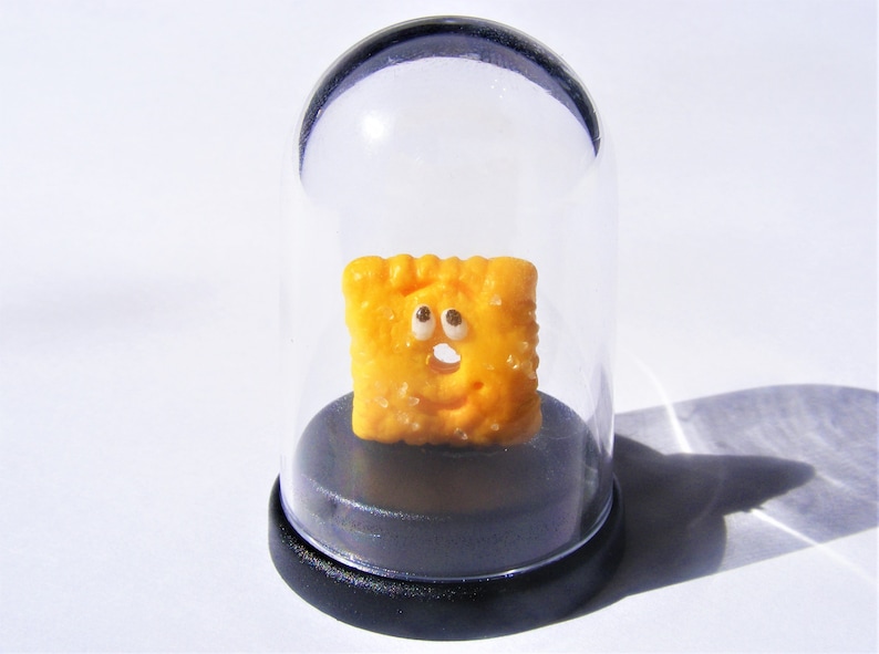 Cheese Cracker Pet © Cracker gift, Cheez lover gift, comedy gift, novelty gift, dashboard gift, humorous gift, desk top gift, Funny gift image 3