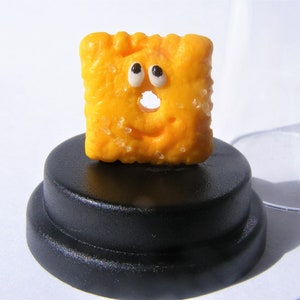 Cheese Cracker Pet © Cracker gift, Cheez lover gift, comedy gift, novelty gift, dashboard gift, humorous gift, desk top gift, Funny gift image 1