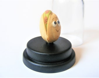 Pistachio Nut Pet ©  Nut lover, vegan gift, vegetarian gift, pistachios, comedy gift, novelty gift, cute gift, desk top gift, dashboard gift