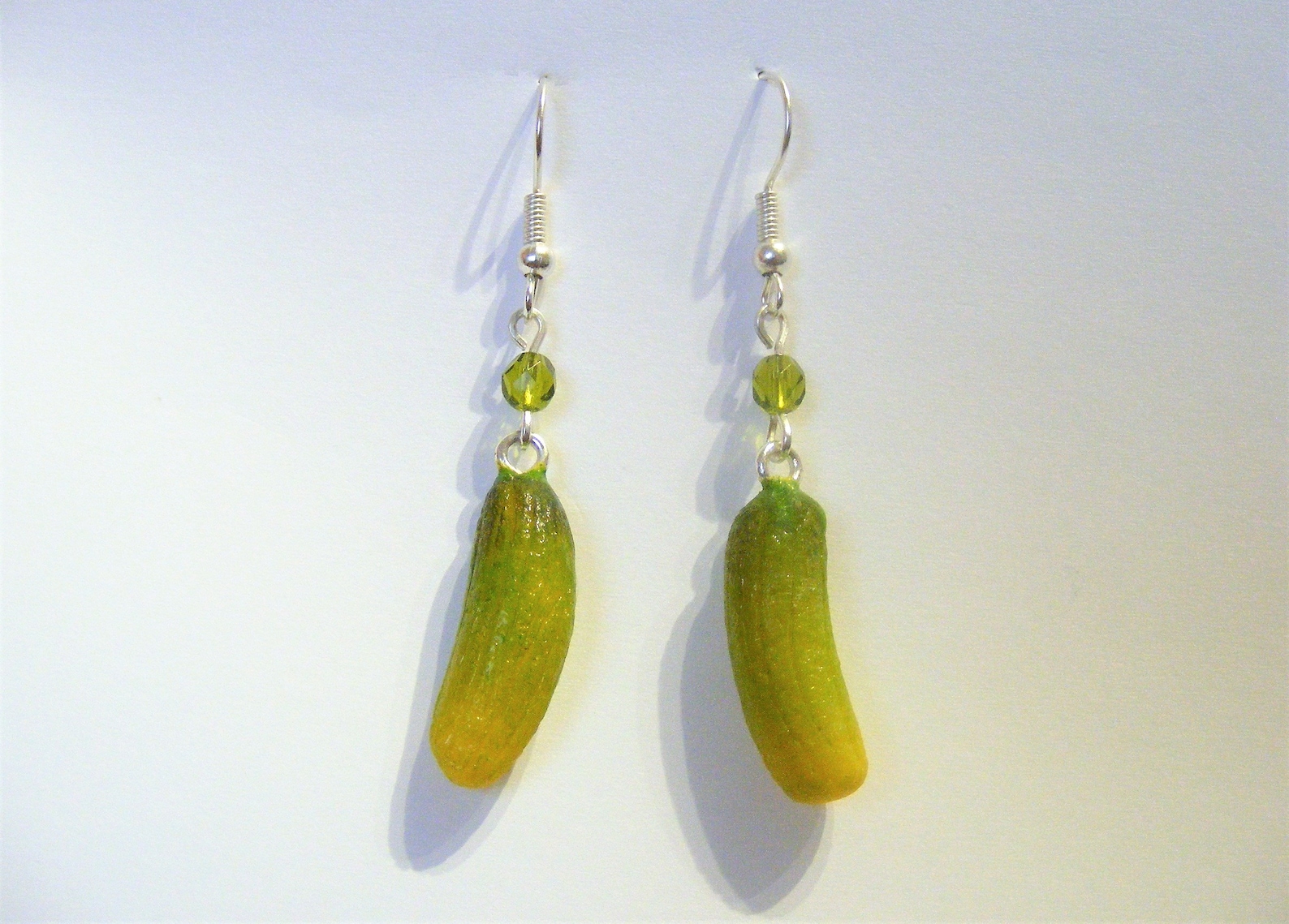 Food Jewelry Pickle Earrings Dill Pickle Earrings Miniature Etsy