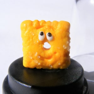 Cheese Cracker Pet © Cracker gift, Cheez lover gift, comedy gift, novelty gift, dashboard gift, humorous gift, desk top gift, Funny gift image 4