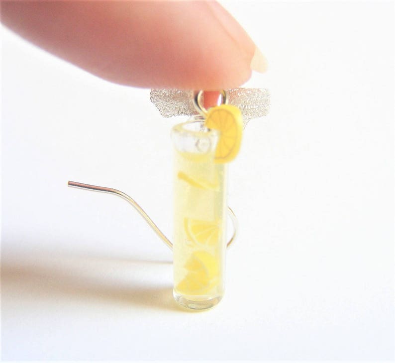 Food Jewelry Lemonade Earrings Lemonade Jewelry Lemon Etsy