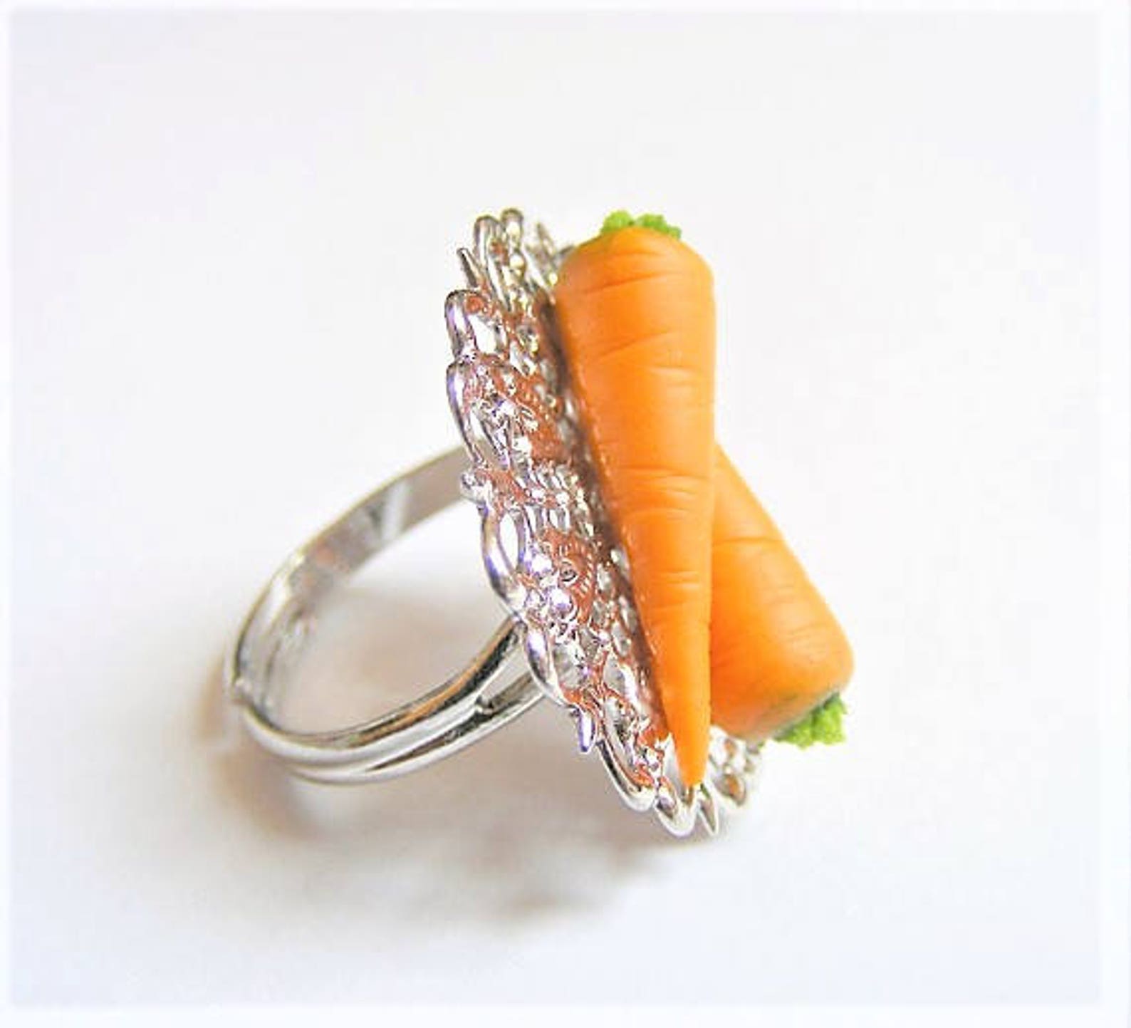 Food Jewelry Carrot Ring Joke Engagement Ring Carrots Ring Etsy UK