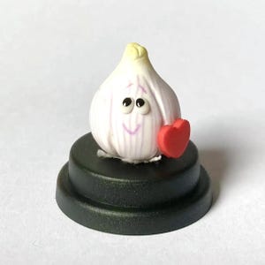 Vitlökslök Husdjur © Vitlökspresent, Present till honom, present till henne, Italiensk, Vegetarisk present, Vegan, Novelty-present, Söt present, Skrivbordspresent, Rolig present