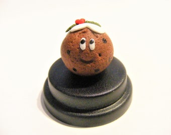 Christmas Pudding Pet © xmas pud, xmas pud, christmas pudding festive pud kawaii comedy gift novelty gift cute gift desk top gift Funny gift