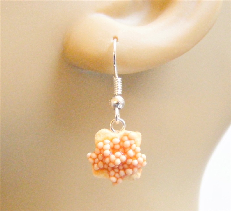 Food Jewelry Egg and Beans on Toast Earrings Miniature Food Etsy