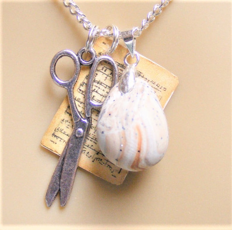 Rock Paper Scissors Necklace Rock Paper Scissors Pendant ...