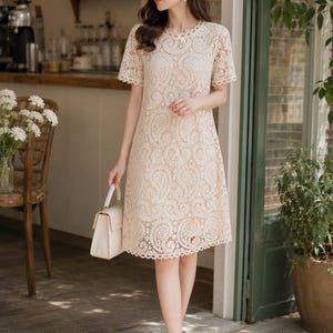 grandmother of the bride dresses petite Bride wear Color:Pink/White Cheap Wedding Dress Online 4th & Reckless knit