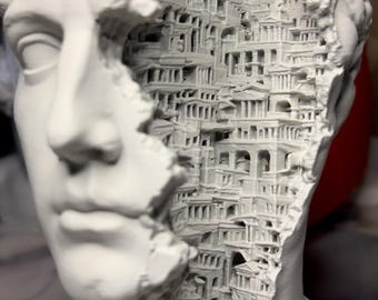 Una città costruita sul nulla (file STL)