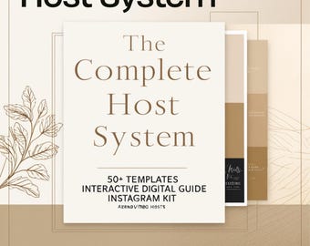 Airbnb Host Bundle, Interactive Digital Guide, Growth Strategy, Instagram Templates, Vrbo Canva Kit, Sticker Sheet