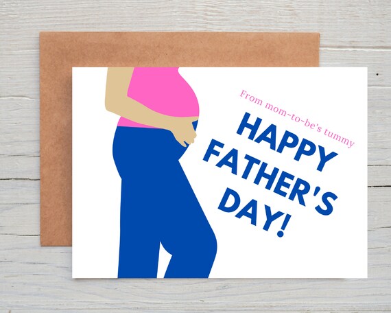 Dad To Be Father's Day Card Printable Instant Digital Download, New Dad Card, New Father Card, First Time Dad, New Papa Card, New Daddy Card Il_570xn